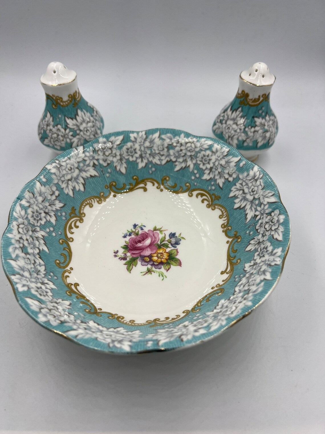 3 pcs Royal Albert 'ENCHANTMENT' CHINA Lot - Royaltreasuryhouse