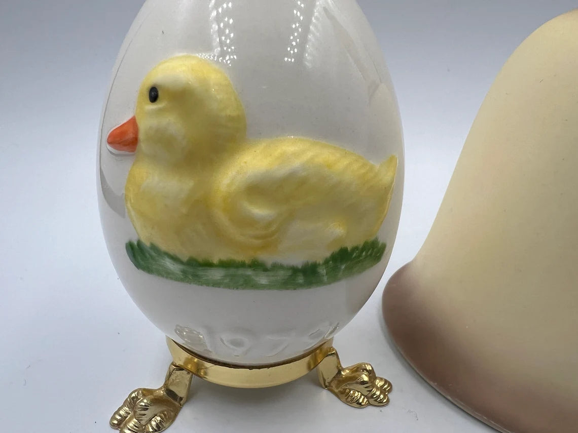 2pc 1979 Goebel Hummel Porcelain Bell and Egg