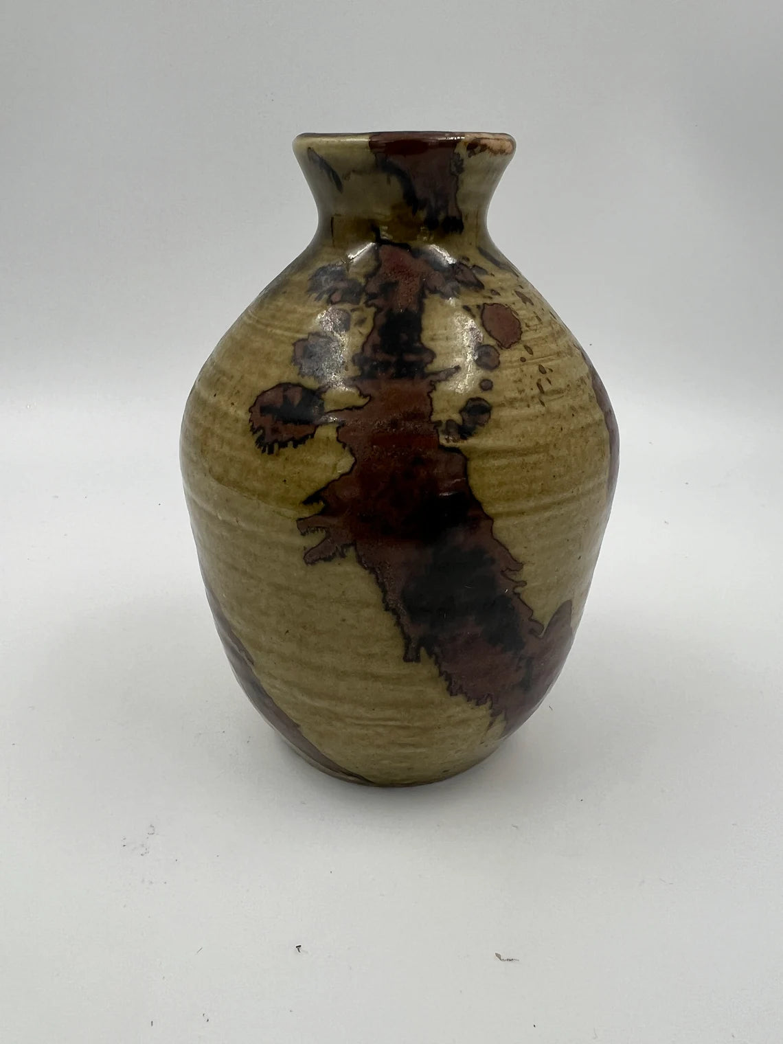 Lorenzen Nova Scotia pottery Vase, 5.5"t.