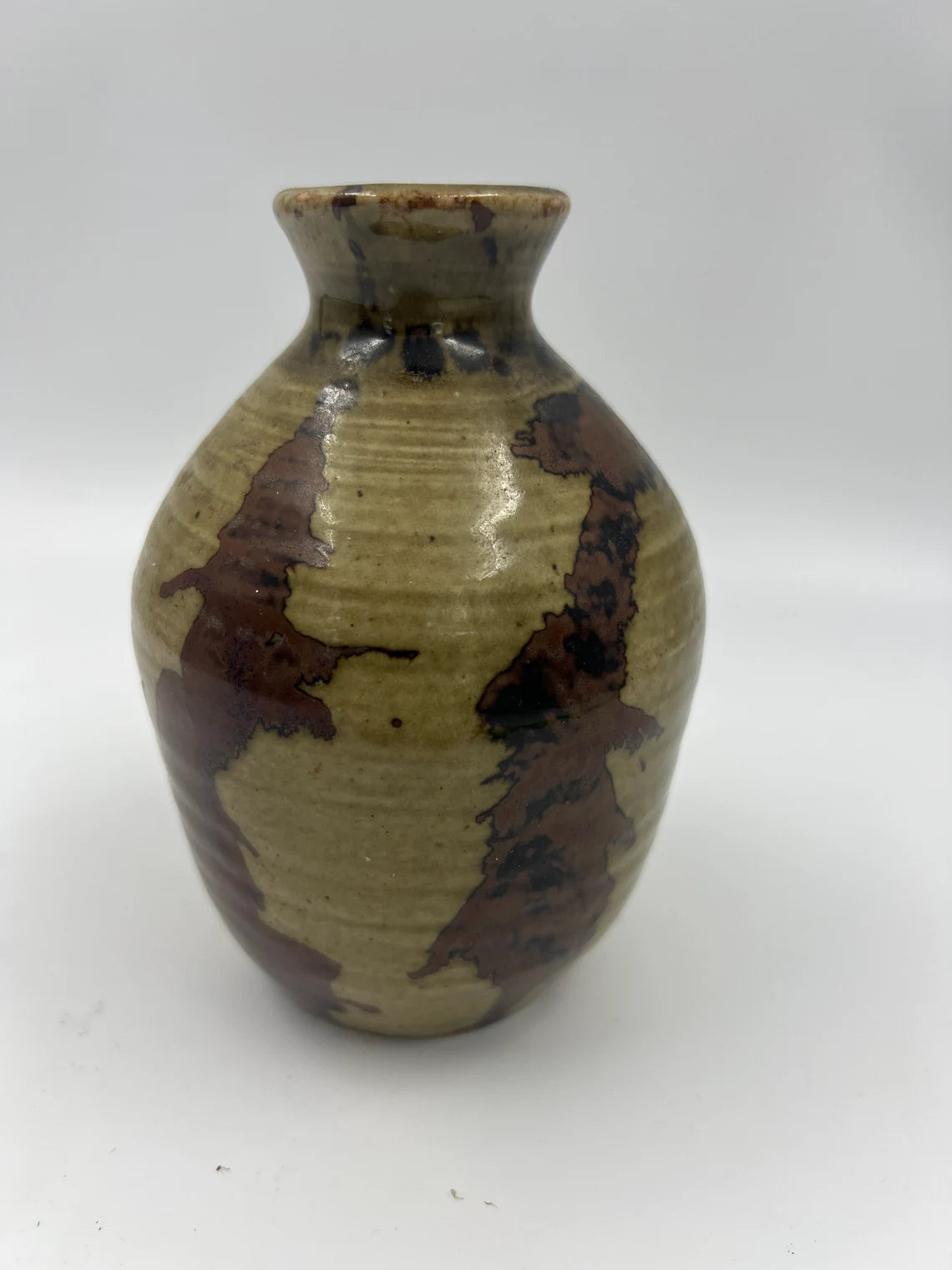 Lorenzen Nova Scotia pottery Vase, 5.5"t.