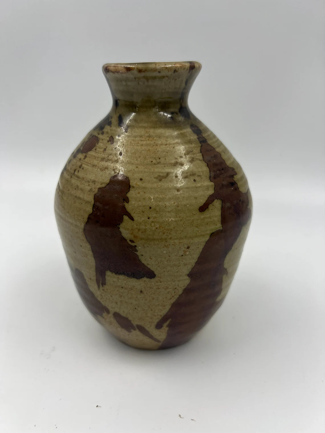 Lorenzen Nova Scotia pottery Vase, 5.5"t.