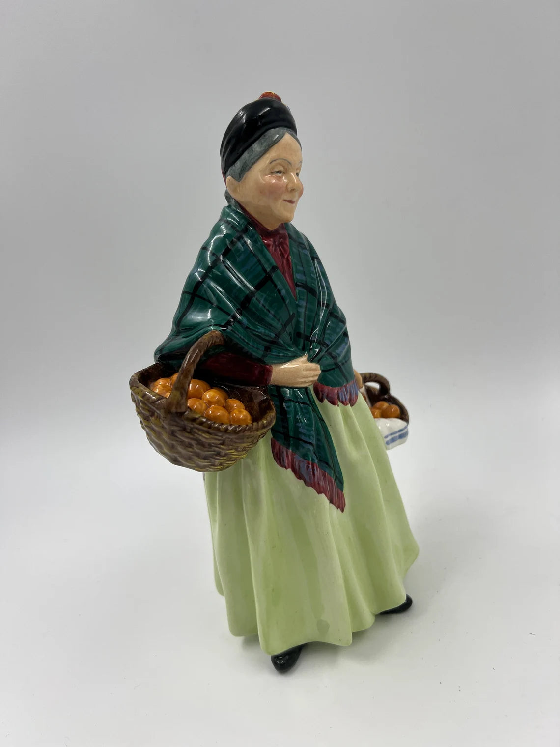 Royal Doulton Vintage Figurine HN 1953 The Orange Lady Porcelain Made in England