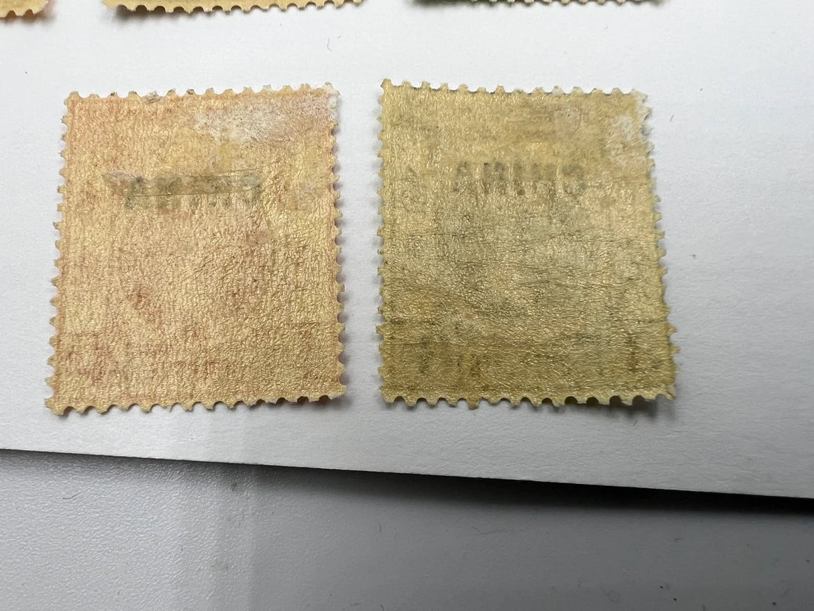 Rare ! Hong Kong China 1917-1927 Set of 5 SG18-28 Fine LMM