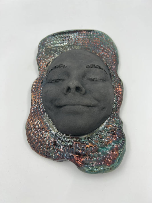 Ceramic Decorative Face Mask- Lady Face-Wall Hanging Tim Isaac