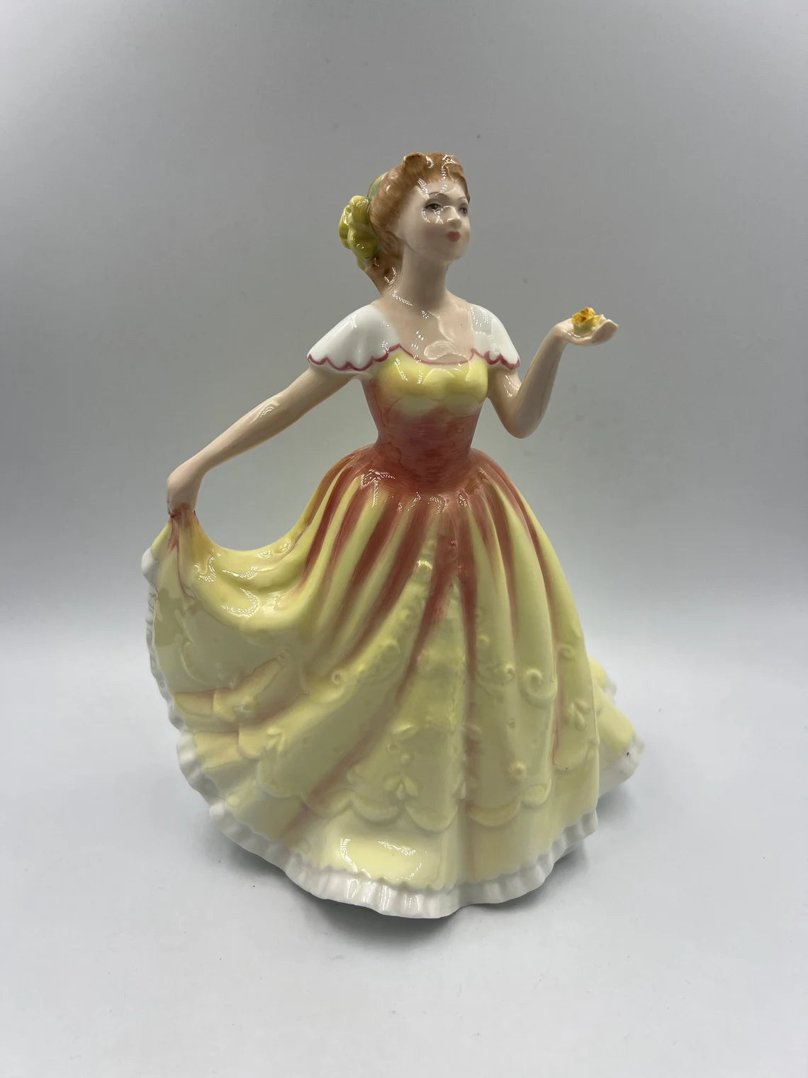 Royal Doulton Figure of The Year 1995 Deborah HN 3644 Bone China Figurine 8”