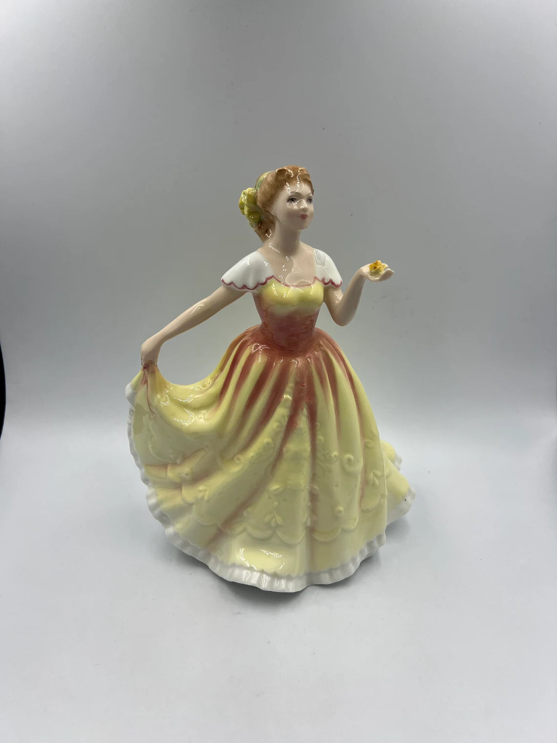 Royal Doulton Figure of The Year 1995 Deborah HN 3644 Bone China Figurine 8”