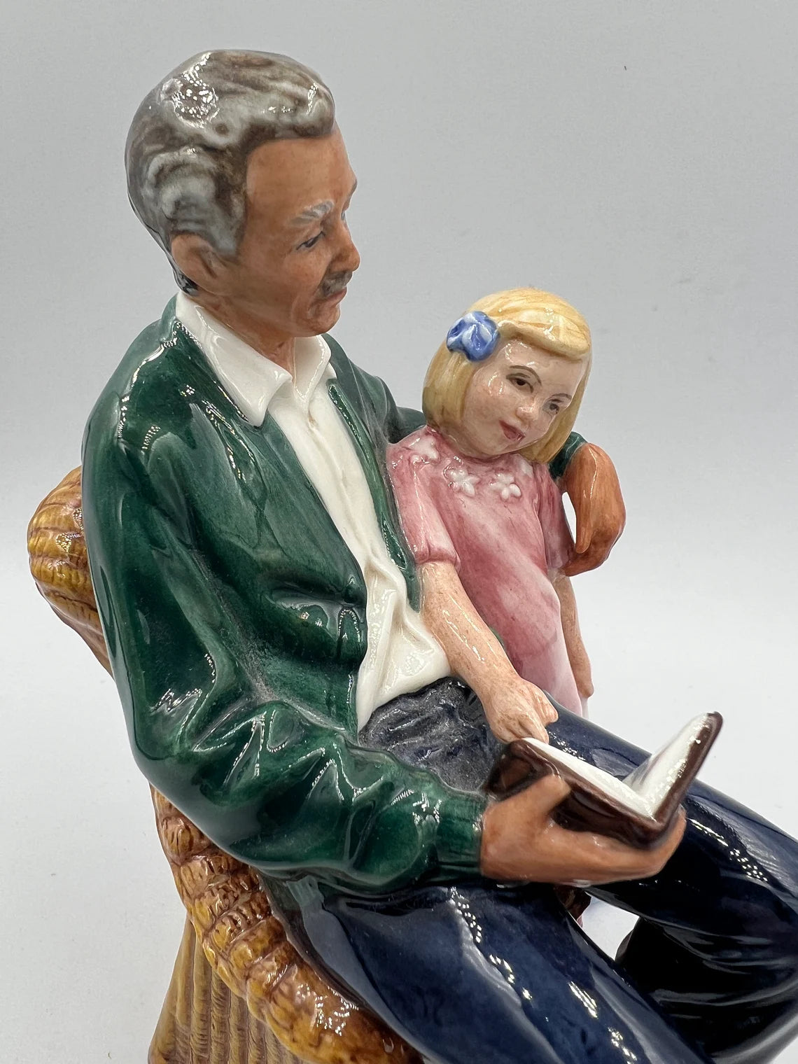 Royal Doulton Figurine: ‘Grandpa’s Story’ — HN 3456 - Royaltreasuryhouse