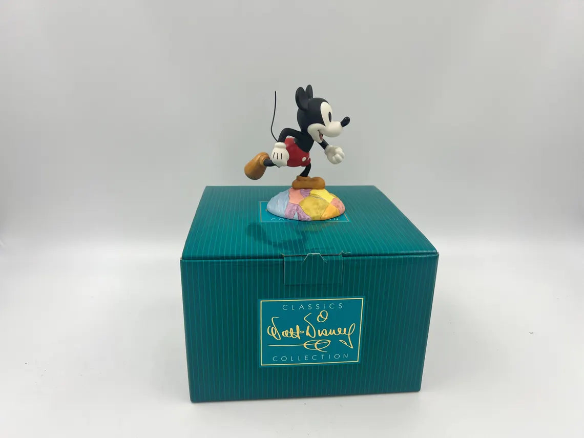 Figurine Walt Disney Millennium Mickey On Top Of The World 1206254 Box & COA