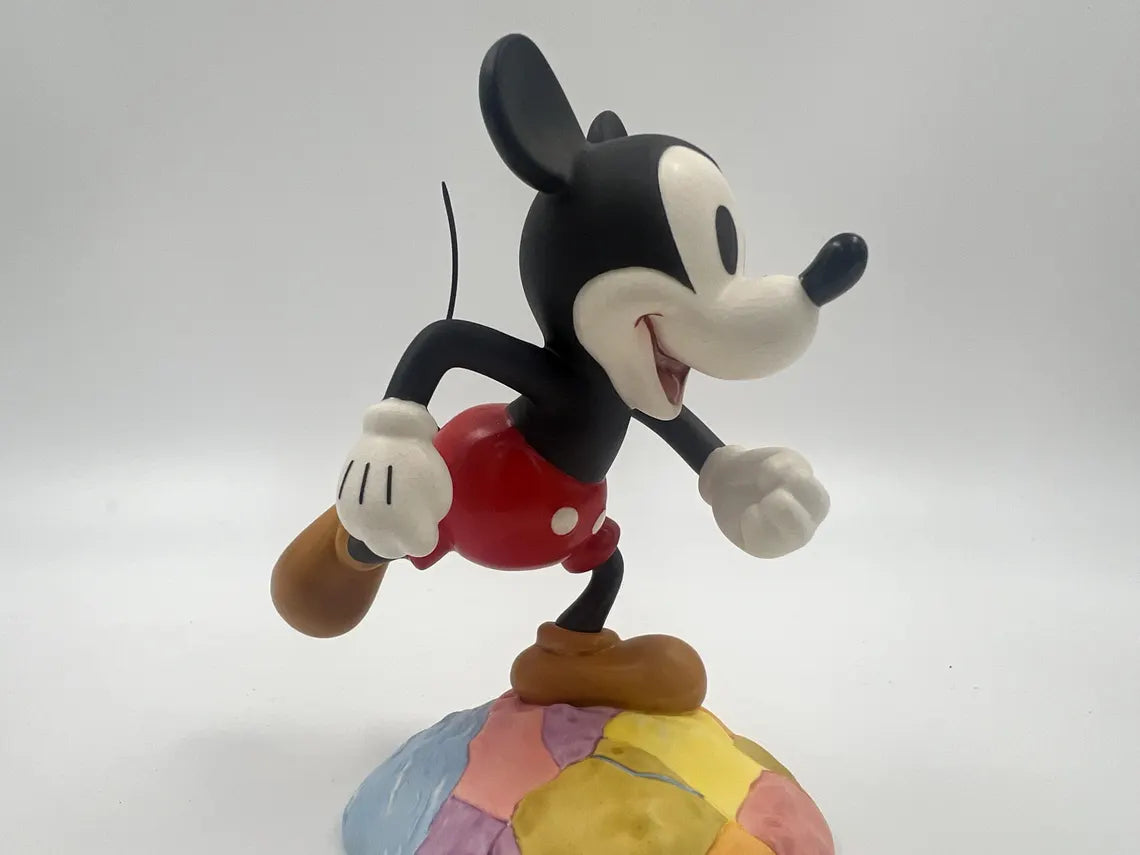 Figurine Walt Disney Millennium Mickey On Top Of The World 1206254 Box & COA