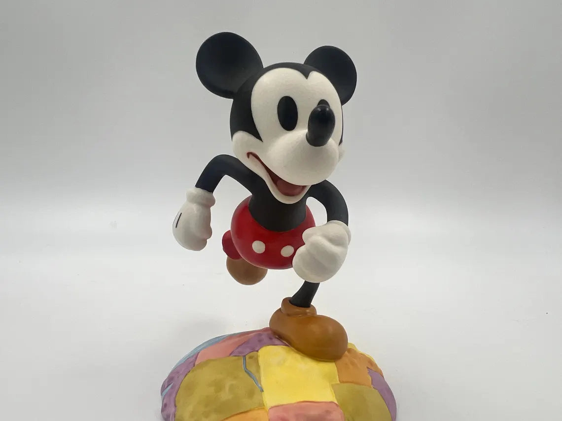 Figurine Walt Disney Millennium Mickey On Top Of The World 1206254 Box & COA