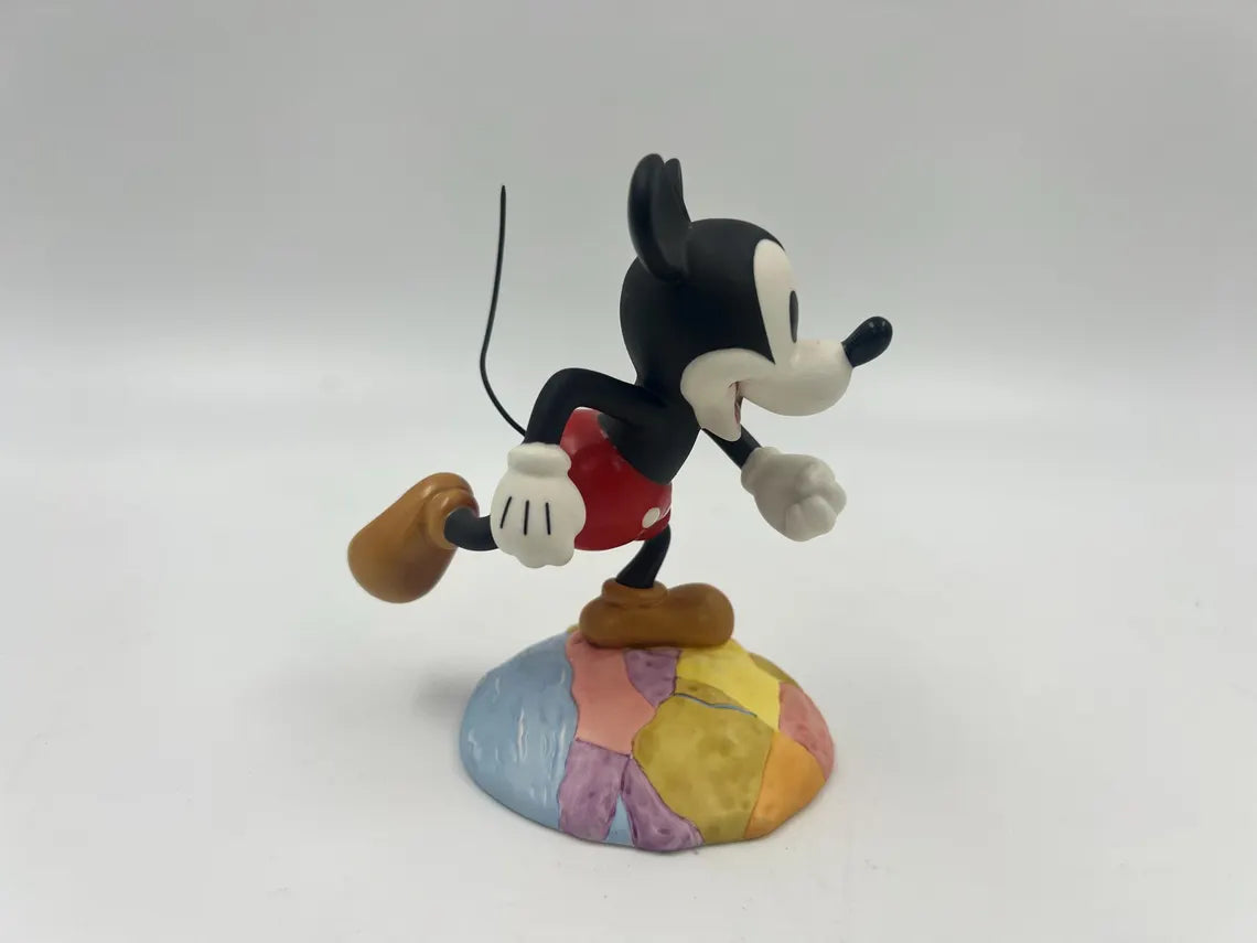 Figurine Walt Disney Millennium Mickey On Top Of The World 1206254 Box & COA