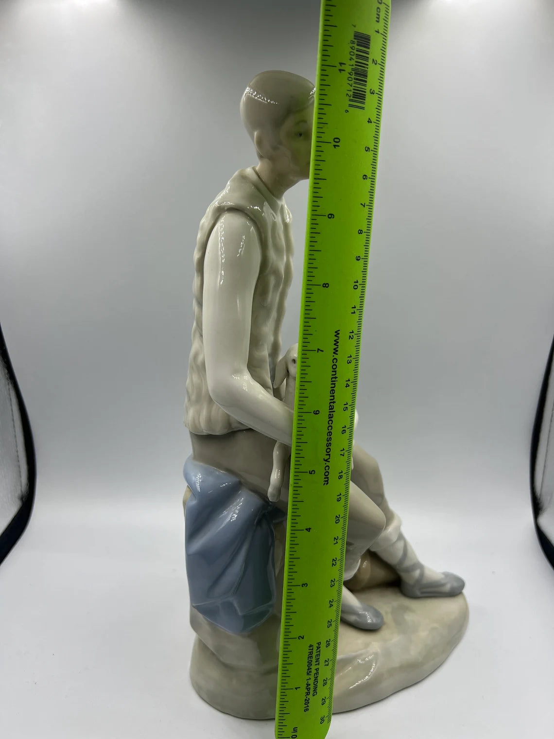 Large ROSAL (Early NAO Llardo) PORCELAIN man with sheep