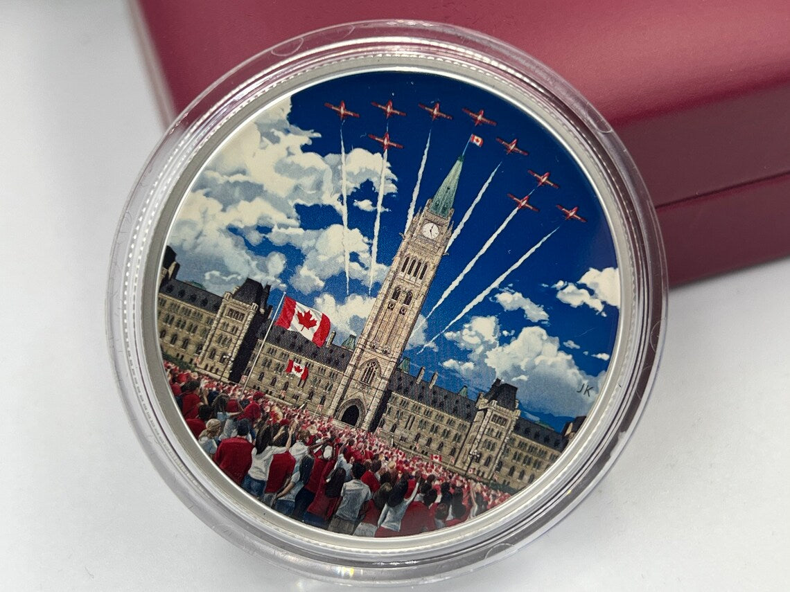 Royal Canadian Mint 2017 30 dollar CELEBRATING CANADA DAY - 2 oz. Pure Silver Coin - Royaltreasuryhouse