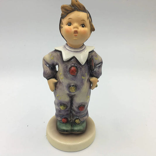 Goebel MI Hummel Figurine #328 Carnival Fastnacht Boy Clown Figurine TMK-6 - Royaltreasuryhouse