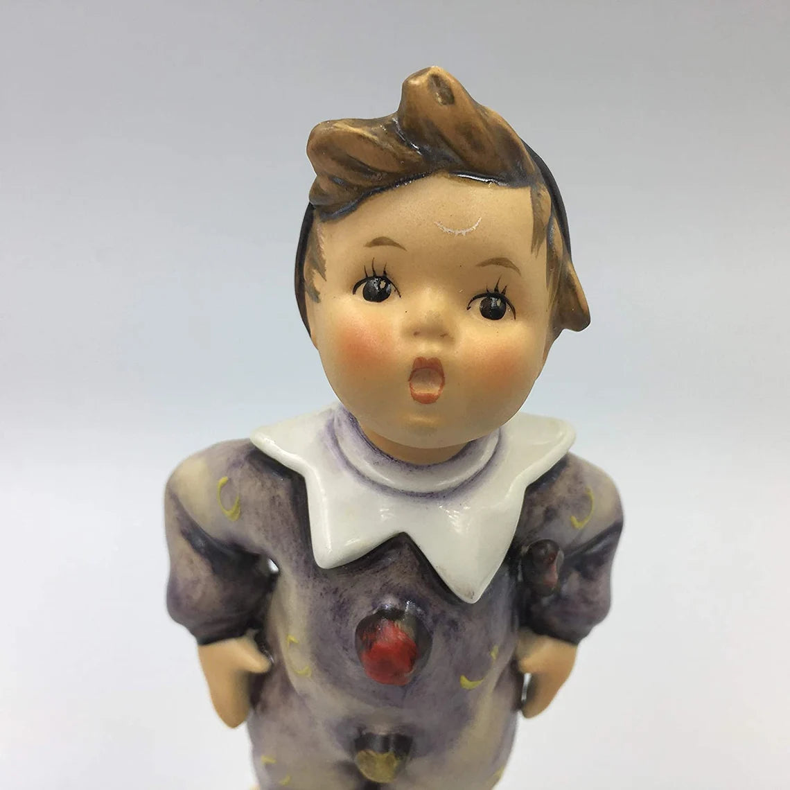 Goebel MI Hummel Figurine #328 Carnival Fastnacht Boy Clown Figurine TMK-6 - Royaltreasuryhouse