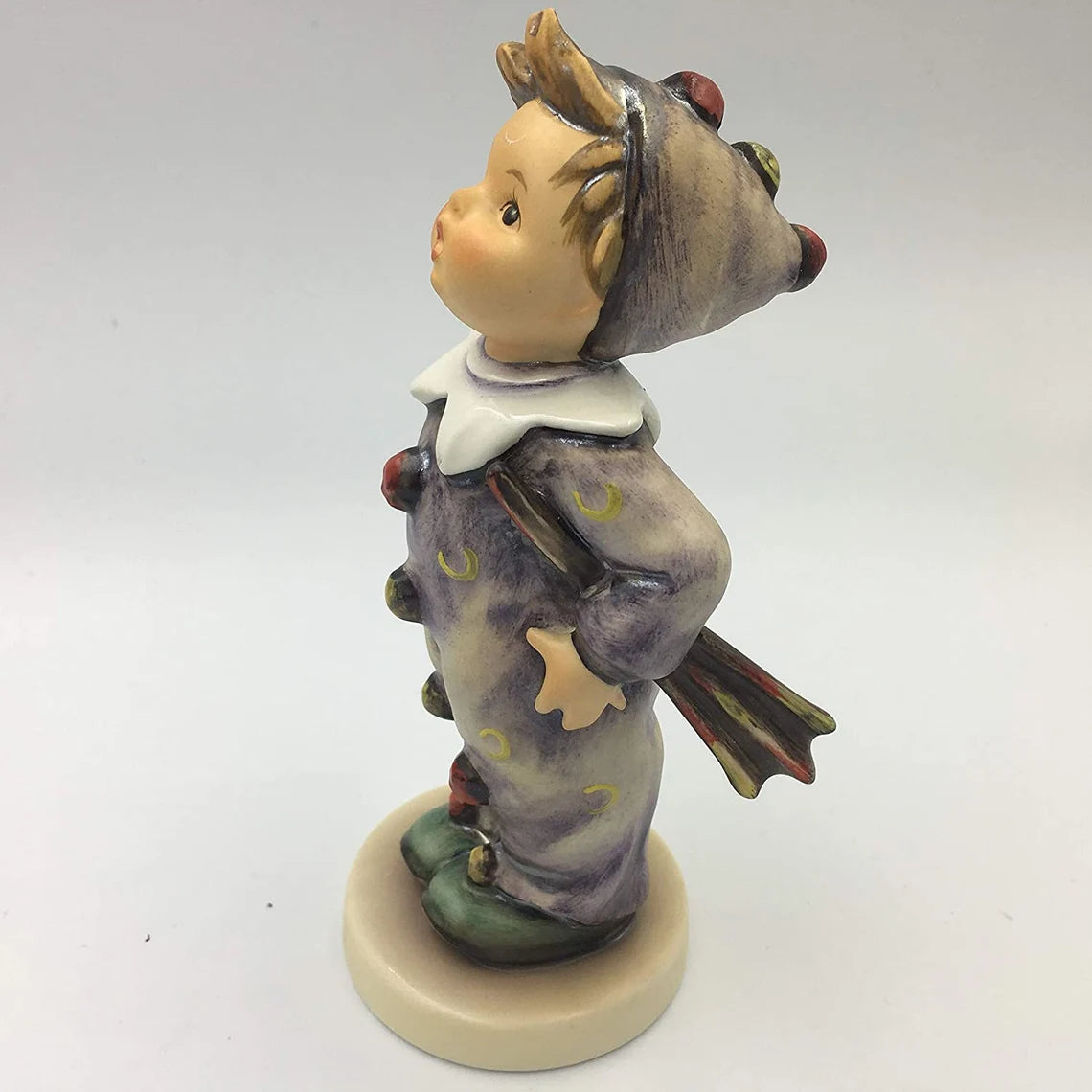 Goebel MI Hummel Figurine #328 Carnival Fastnacht Boy Clown Figurine TMK-6 - Royaltreasuryhouse