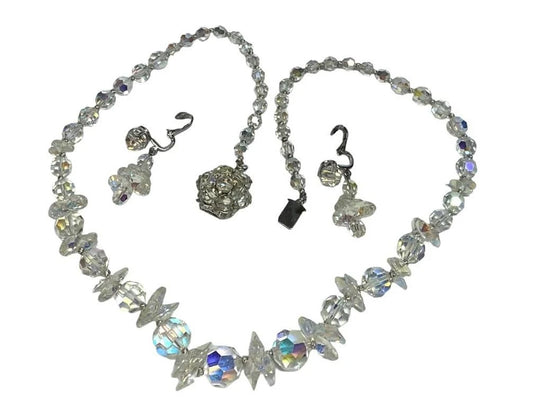 Sherman Set Swarovski Crystal Aurora Necklace