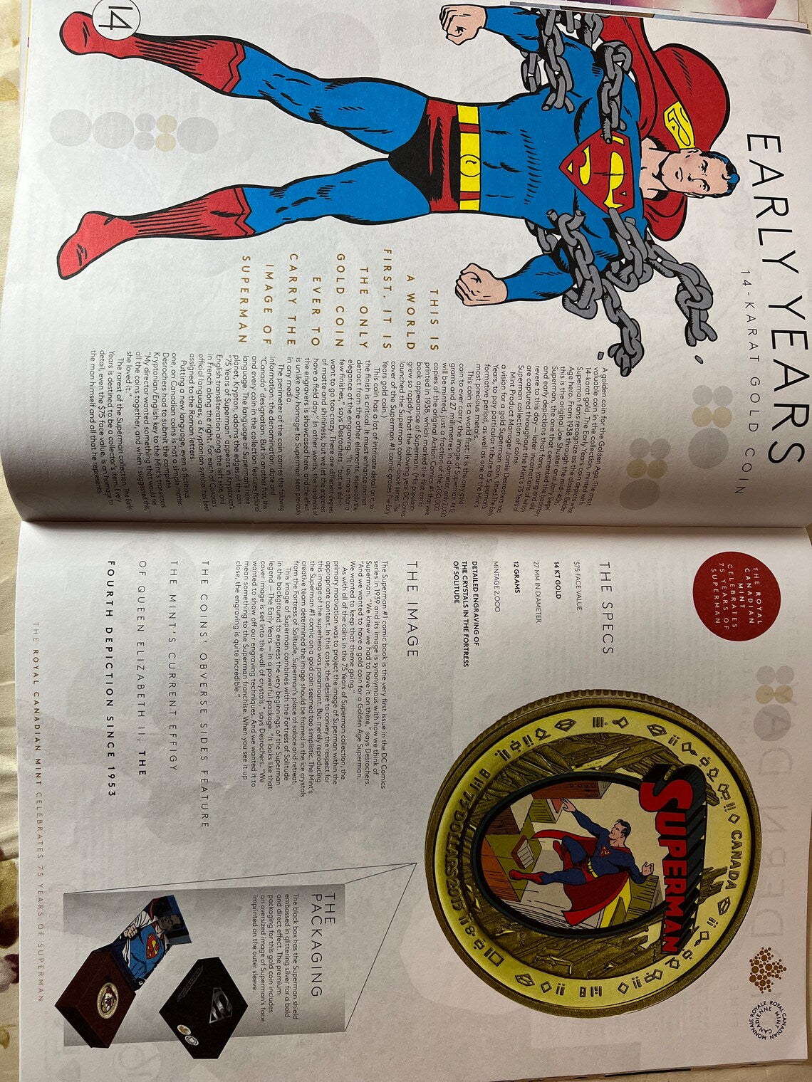 Rare! 2013 Canada Post Book Showing Product Issued 75th Anniversary Of Superman - Royaltreasuryhouse