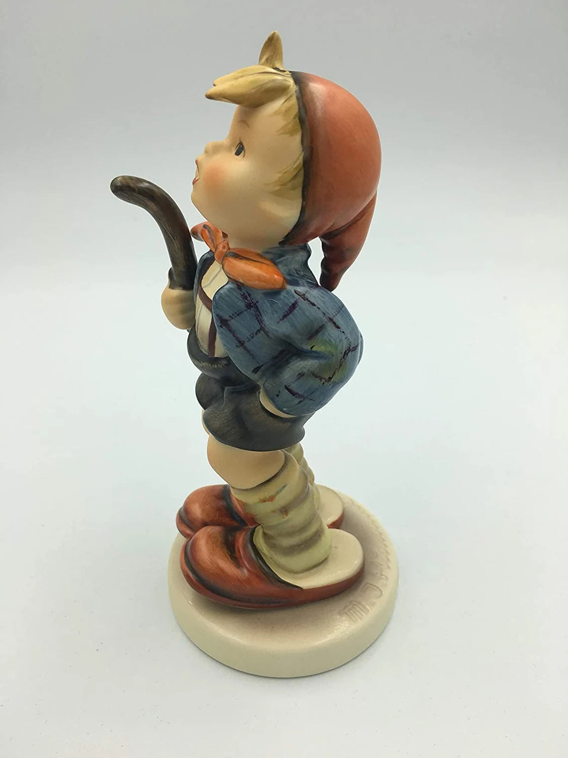 Goebel figurine # 16/1 LITTLE HIKER Large 5.75" tall TMK 6 - Royaltreasuryhouse