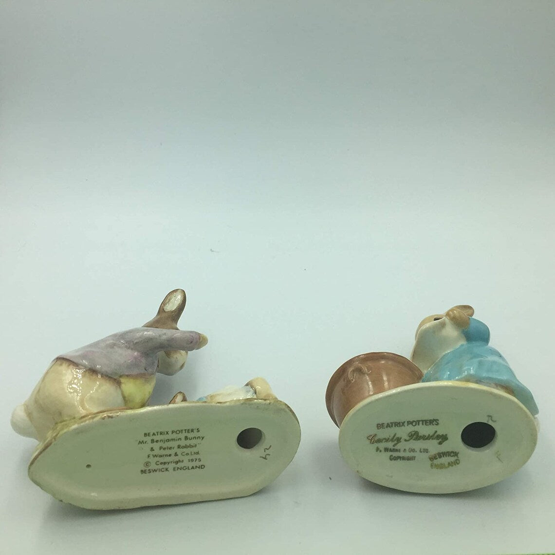 Beatrix Potter's Mr. Benjamin Bunny & peter rabbit, Beatrix potter's cecily Parsley - Royaltreasuryhouse