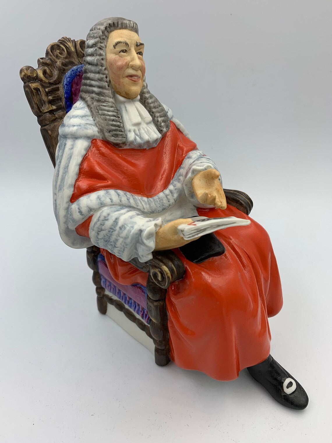 Royal Doulton"The Judge" HN2443, flat bisque style finish 6.5" - Royaltreasuryhouse