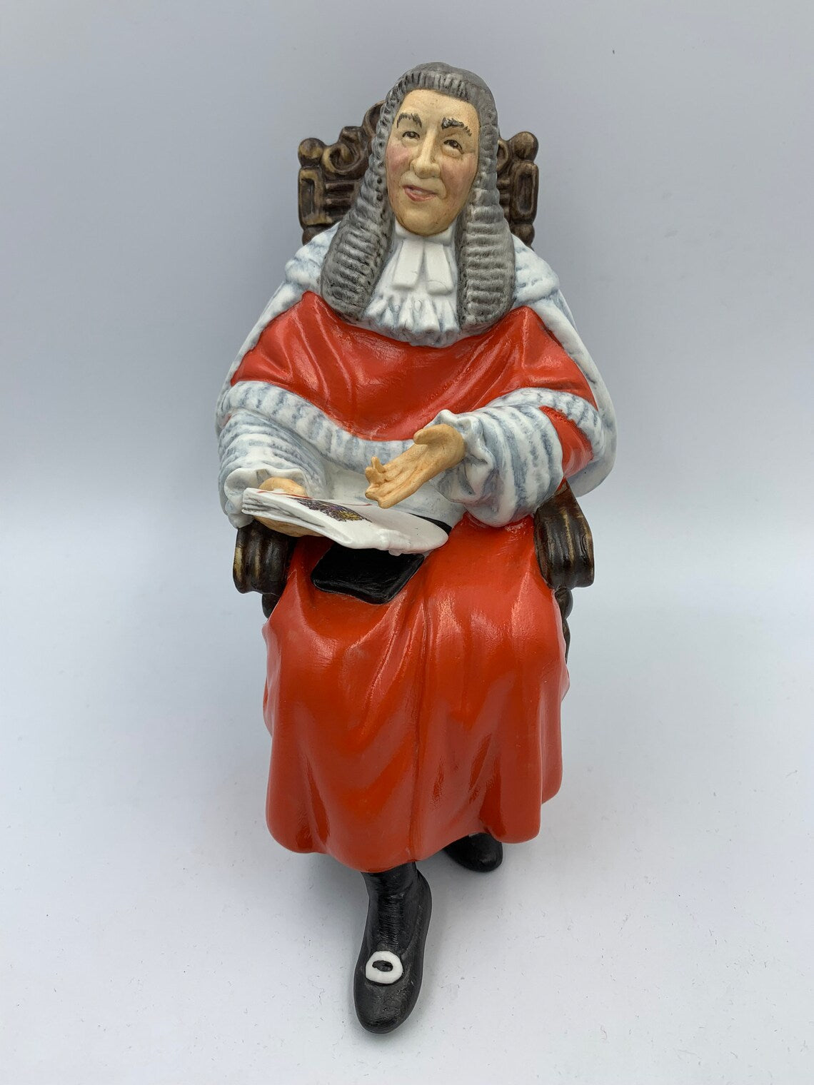 Royal Doulton"The Judge" HN2443, flat bisque style finish 6.5" - Royaltreasuryhouse