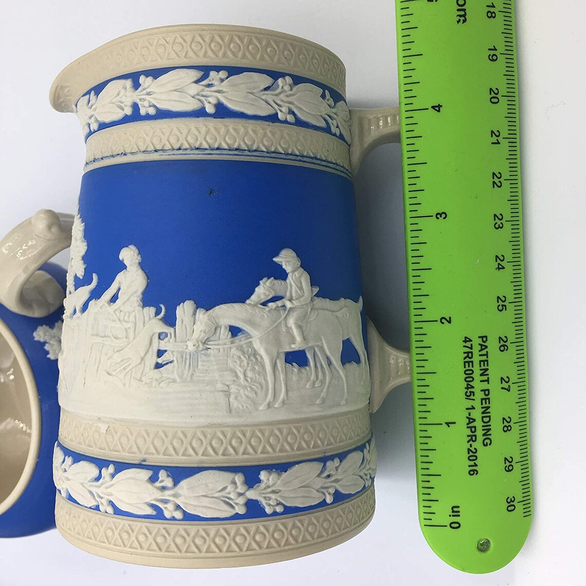 COPELAND SPODE JASPER Hunting Scene Jug And Creamer - Royaltreasuryhouse