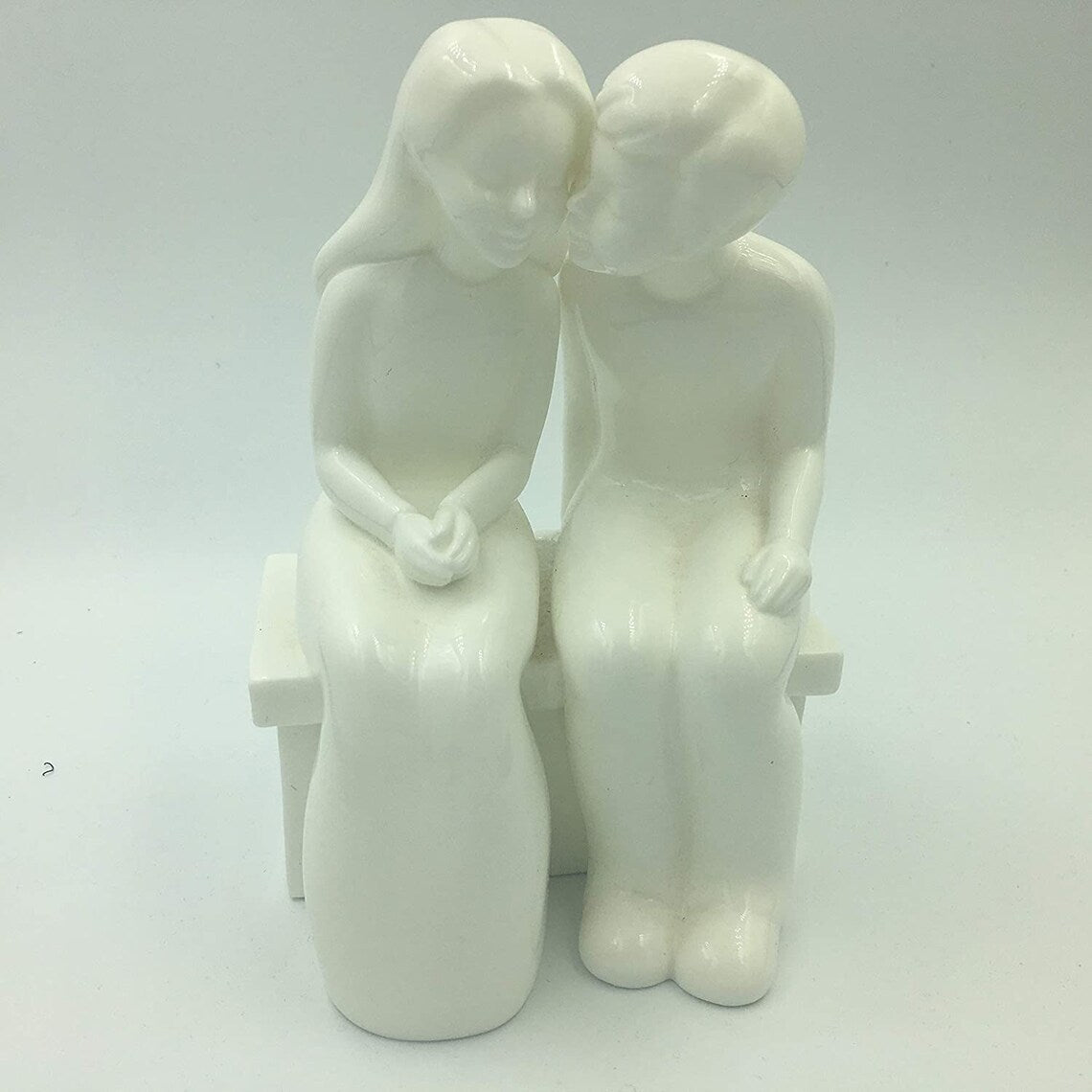 Coalport moments white china figurine - Royaltreasuryhouse