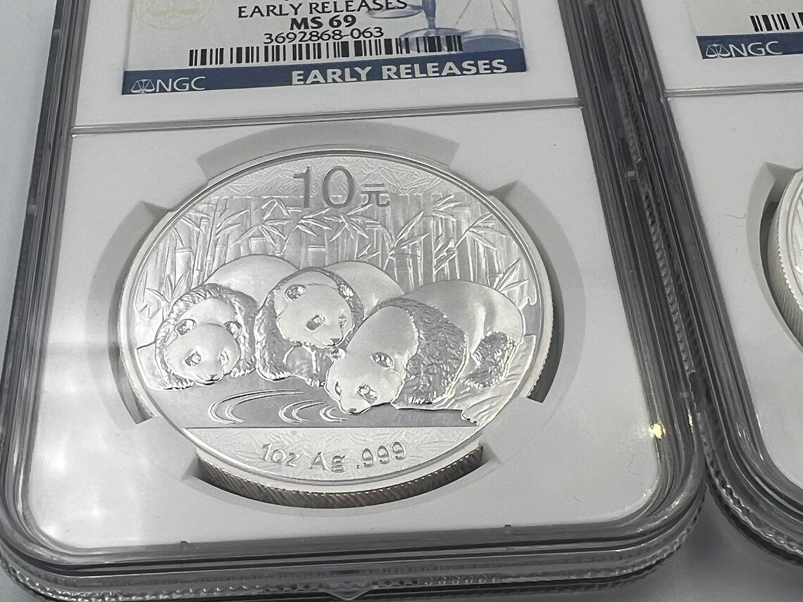 2013 Chinese 10 Yn PCGS MS-69 1 oz. silver coin early releases - Royaltreasuryhouse