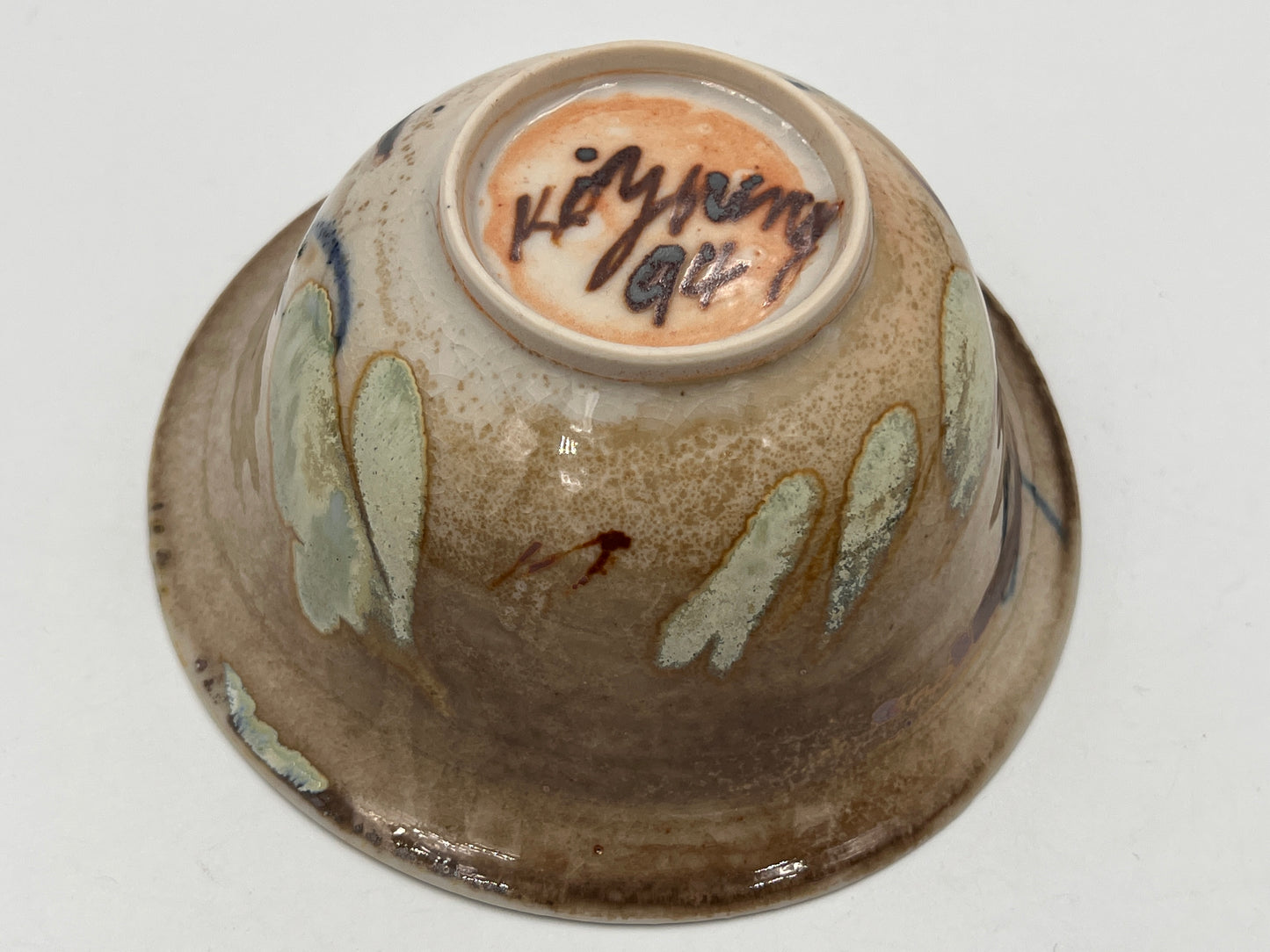 Kayo O'Young Contemporary Ceramic Bowl Signed and Dated 1994 - Royaltreasuryhouse