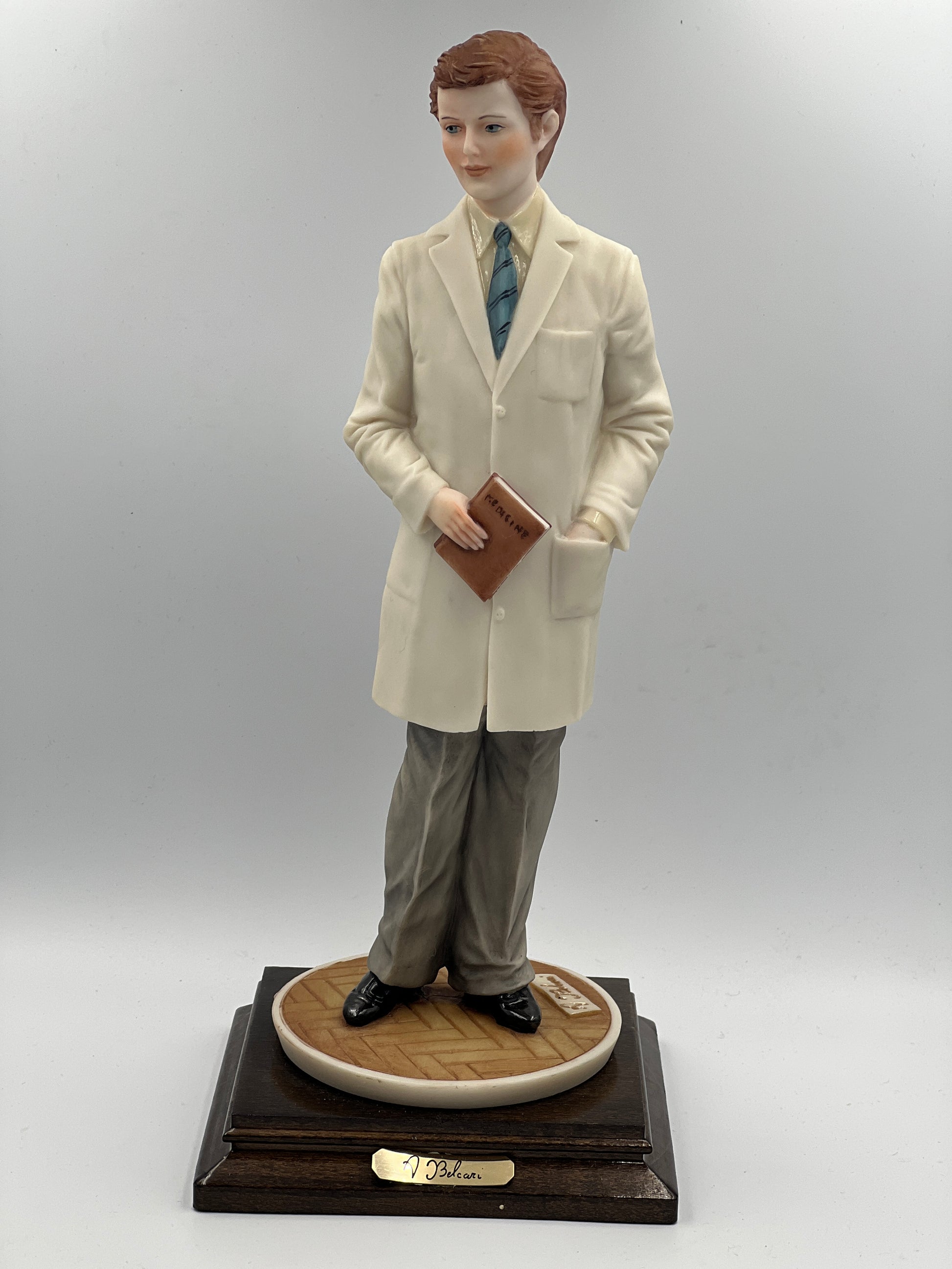 Vintage A (Auro) Belcari DOCTOR MD Figurine 1988 - Made in Italy - Royaltreasuryhouse