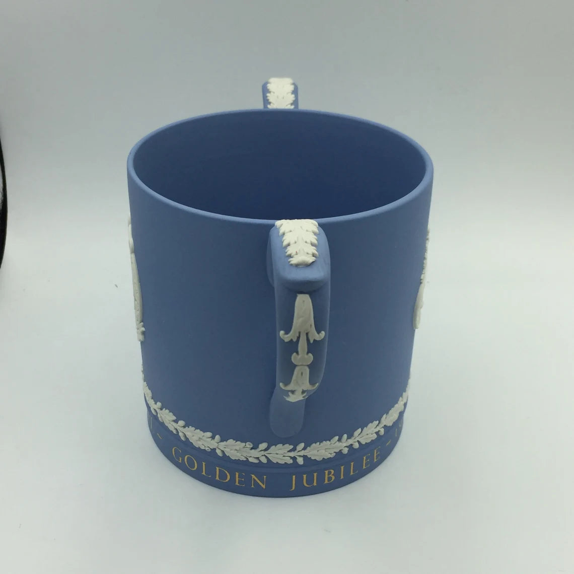 Wedgwood Jasperware Loving Mug 1963- QUEBEC INTERNATIONAL BONSPIEL Golden Jubilee - Royaltreasuryhouse