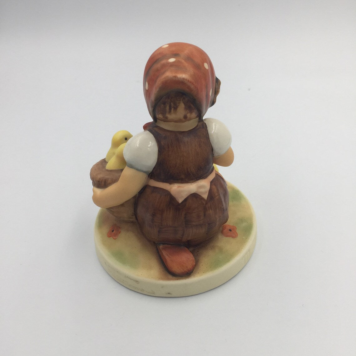 M.I. Hummel Goebel Chick Girl Figurine #57/0 TMK5 with Chicks - Royaltreasuryhouse