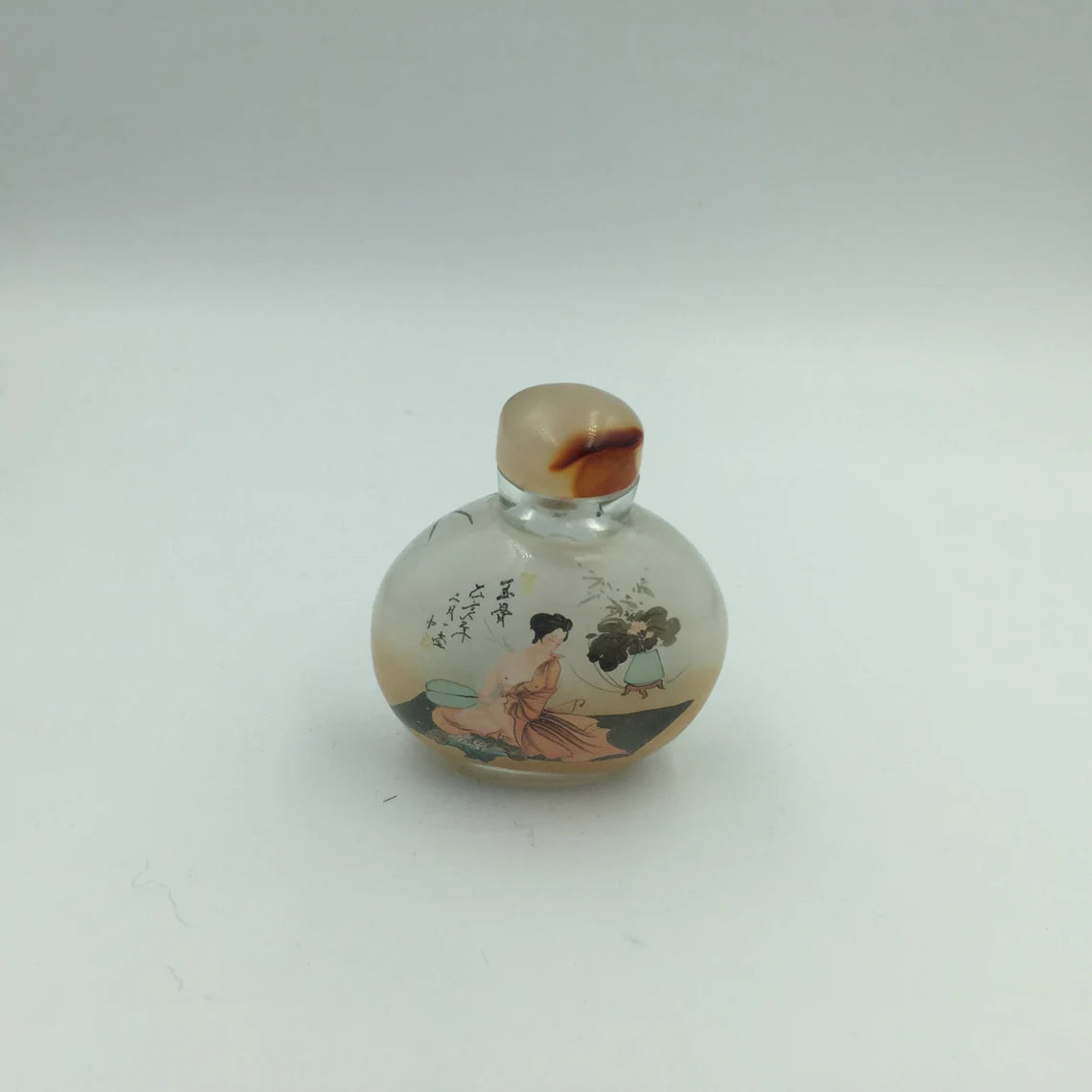 Antique Snuff-bottle with Inside Painting - Royaltreasuryhouse