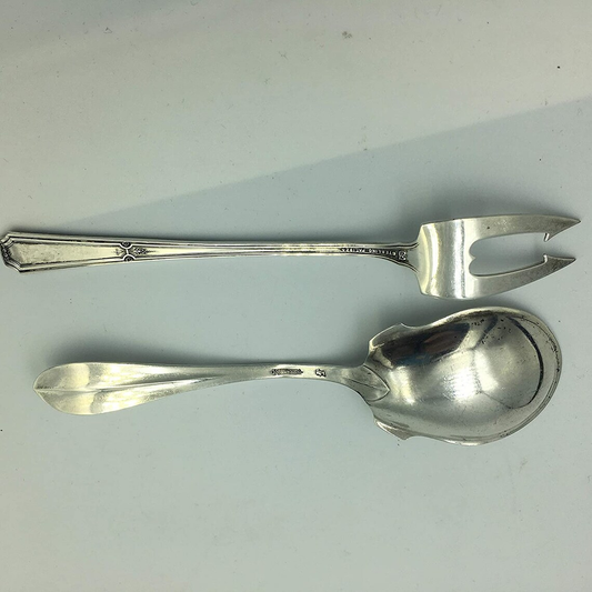 Towle Louis XIV Sterling Silver Pickle Fork & Sterling head hallmark spoon